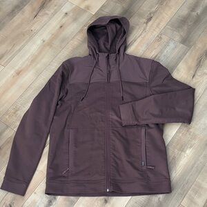 Men’s 5.11 Tactical Brown/Mauve Zipper Hoodie - Large